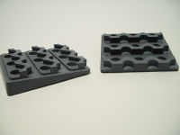 Jig for high temp brazing of Cu Mo transistor headers